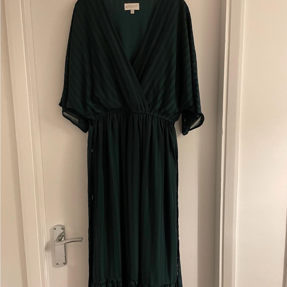 APRICOT Women's Chic Dark Green Maxi Dress